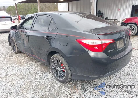 2016 Toyota Corolla S Plus из США, поврежденный, VIN 5YFBURHE1GP496007